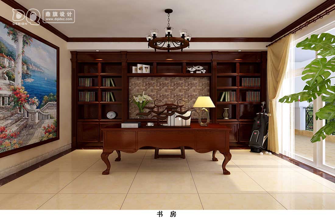 书房设计,豪宅设计,别墅设计